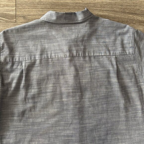 Woolrich Button Up Shirt Mens XL Chambray Blue/Grey Lightweight Quality 3900079 - Picture 8 of 11